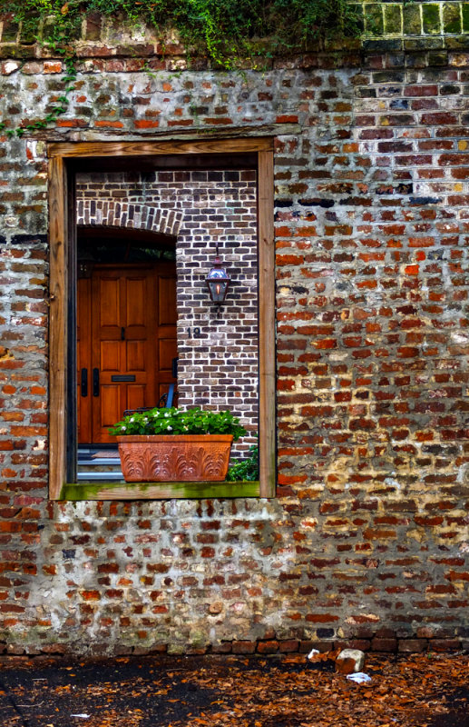 Symmetry in the ruins, Charleston, South Carolina, 2013