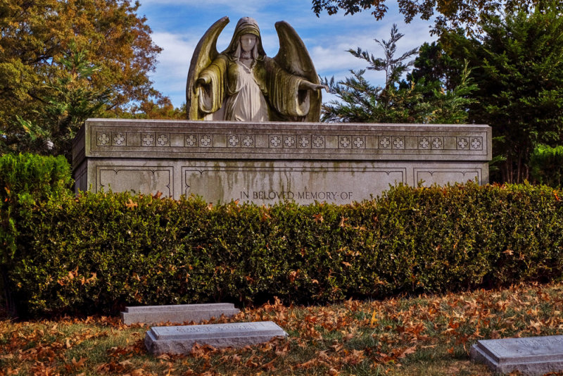 Guardian angel, Green-Wood Cemetery, Brooklyn, New York, 2013