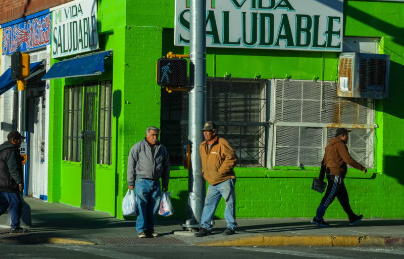 The crossing, El Segundo Barrio, El Paso, Texas, 2014