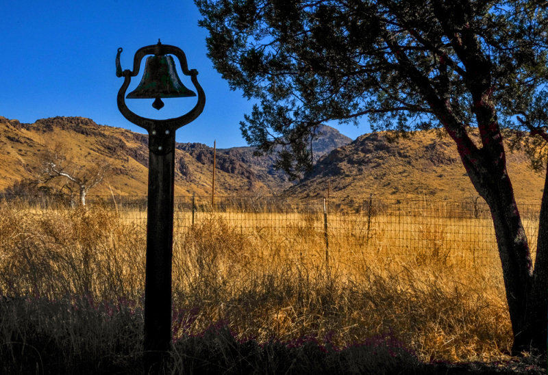 School Bell, El Dorado School House, Chiricahua National Monument, Arizona, 2014
