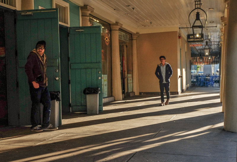 Open for business, French Market, New Orleans, Louisiana, 2014