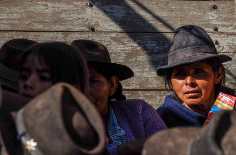 A face in the crowd, Sucre, Bolivia, 2014