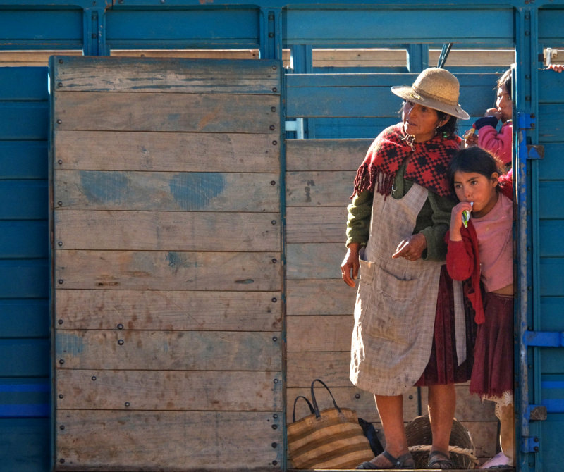 Bound for Ravelo, Sucre, Bolivia, 2014