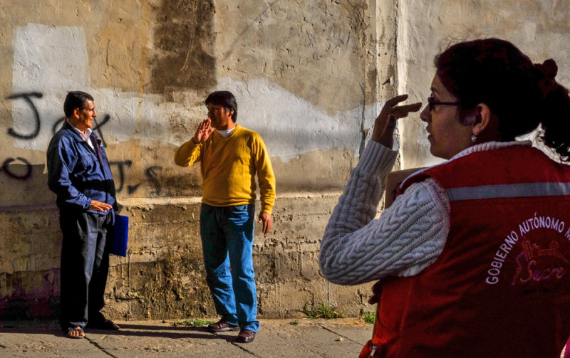 Educational dialogue, Sucre, Bolivia, 2014
