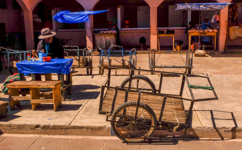 Food court, Tarabuco Market, Tarabuco, Bolivia, 2014