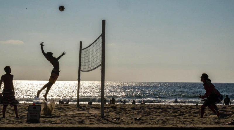 Sport on the sand, Imperial Beach, California, 2014