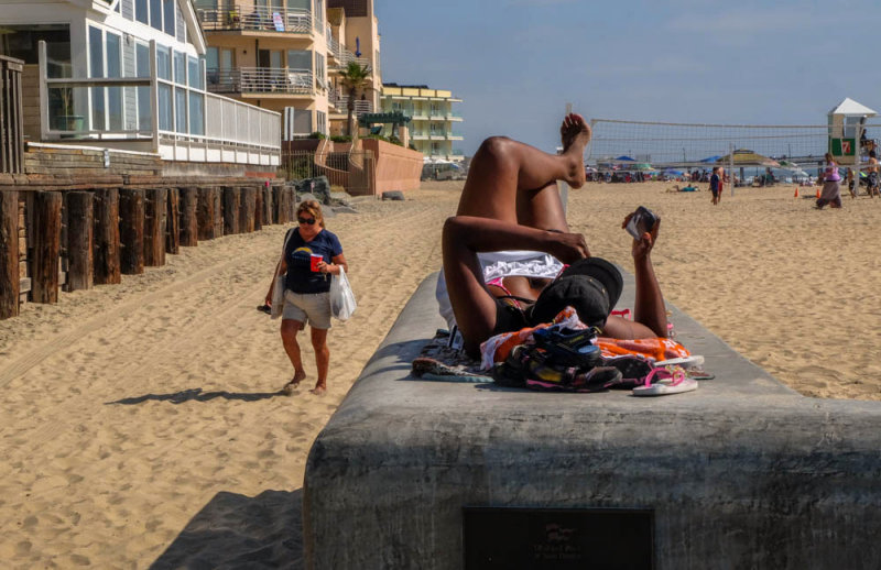 Concrete hammock, Imperial Beach, California, 2014