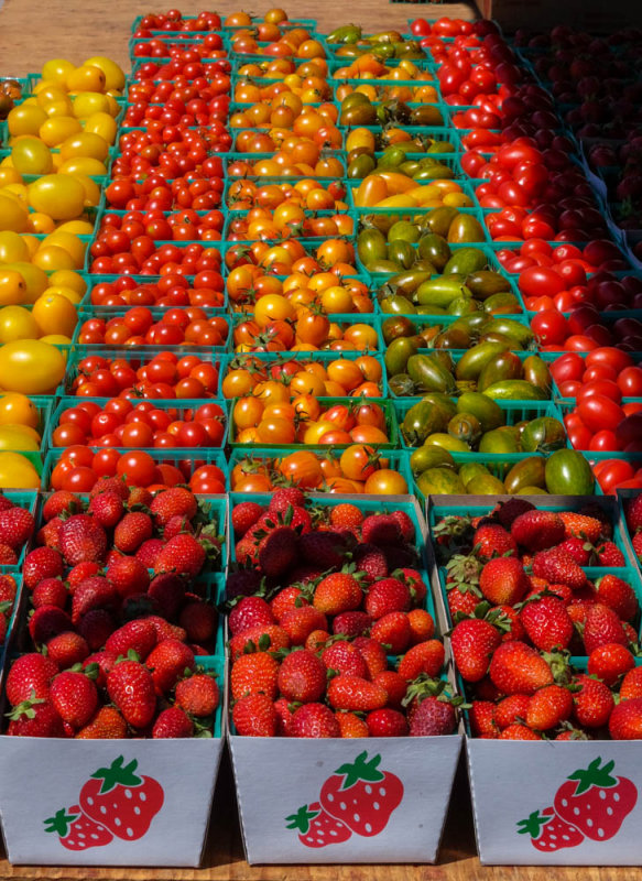 Farmers market produce, Imperial Beach, California, 2014