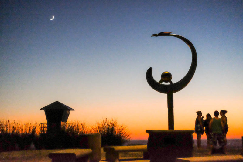 Same sculpture, different story, Imperial Beach, California, 2014