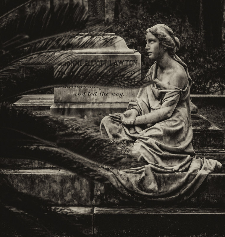 Mythology in marble, Bonaventure Cemetery, Savannah, Georgia, 2014