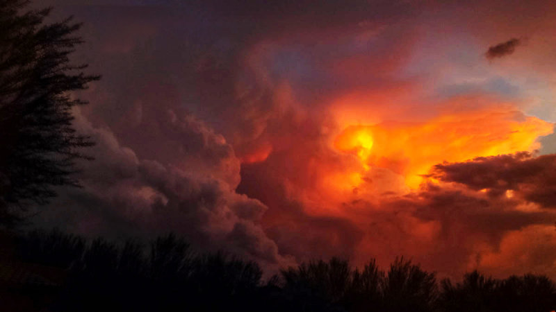 Under the storm, Phoenix, Arizona, 2015