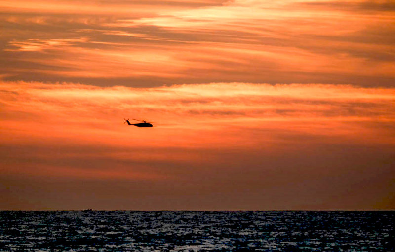 Coast Guard patrol, Mission Beach, California, 2015