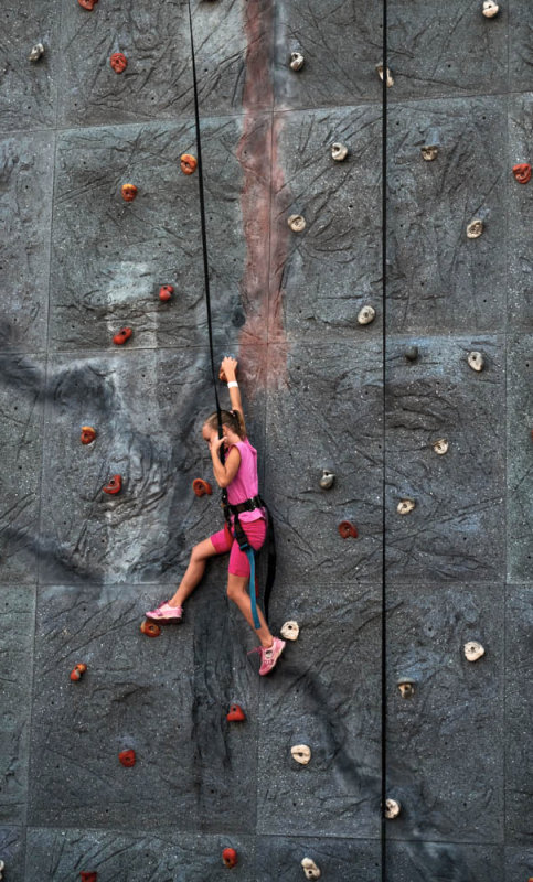Climber, Belmont Park, Mission Beach, California, 2015