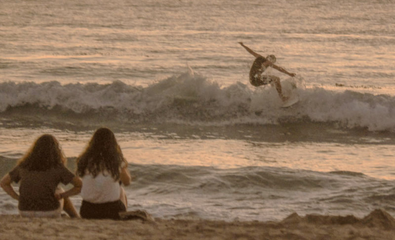 Spectator sport, Mission Beach, California, 2015