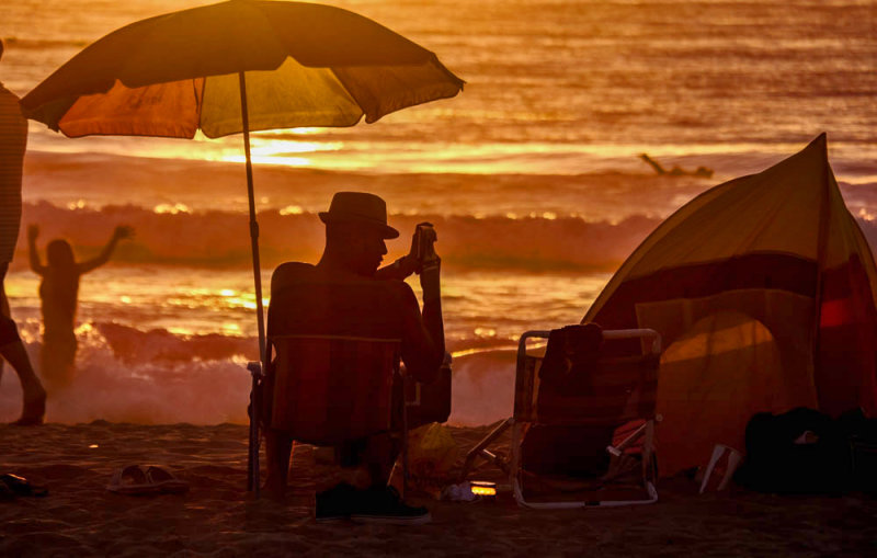 Golden photos, Mission Beach, California, 2015