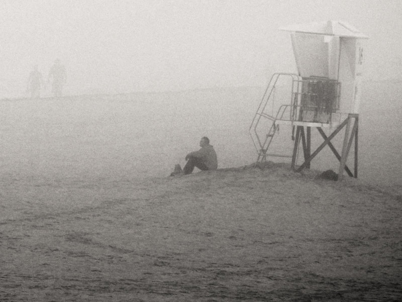 Foggy morning, Mission Beach, California, 2015