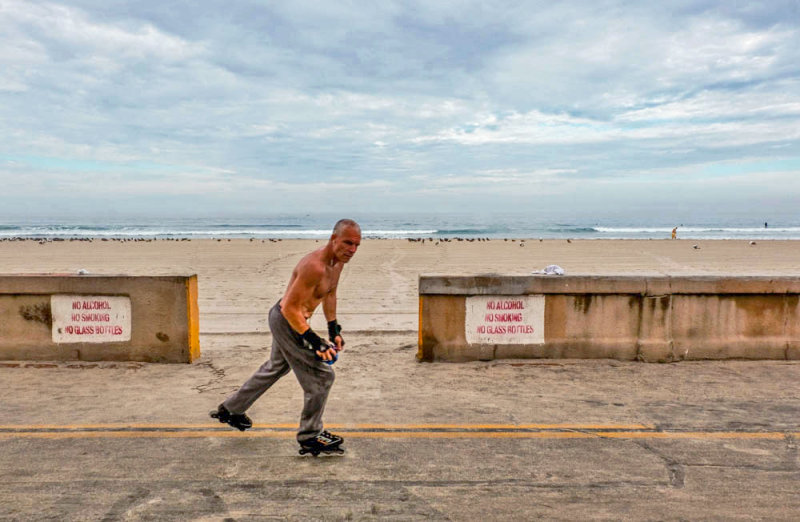 The skater, Mission Beach, California, 2015