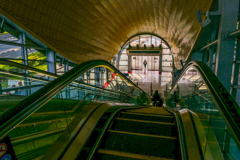 Dubai Metro Station, Dubai, United Arab Emirates, 2016