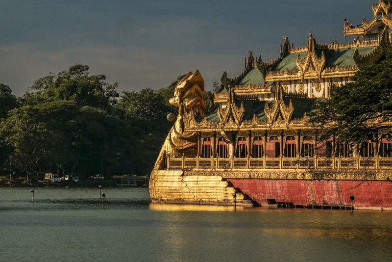 Karaweik Royal Barge, Rangoon, Burma, 2016