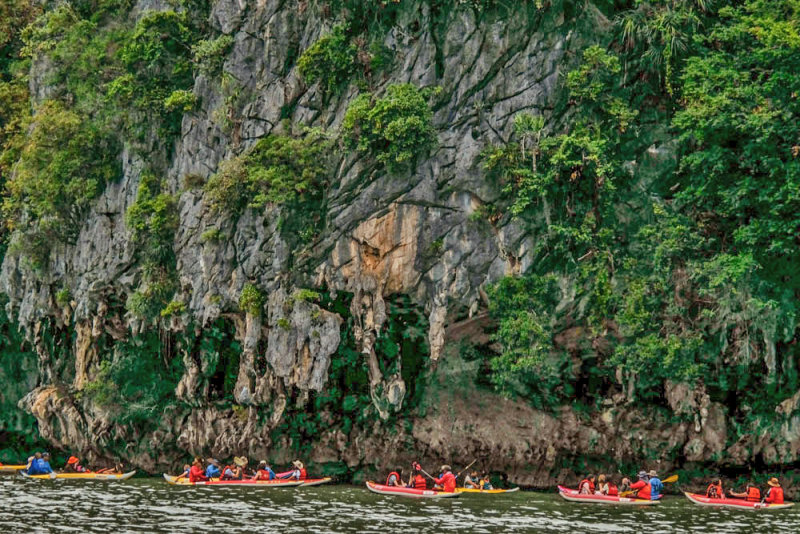 Sea Kayaks, Phang Nga Bay National Park, Phuket, Thailand, 2016