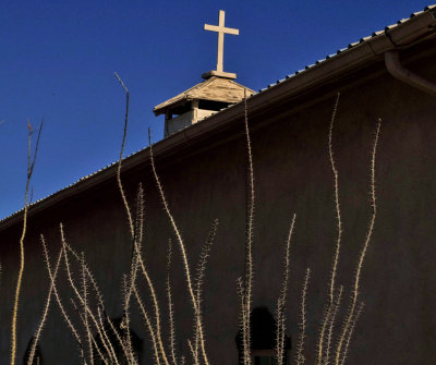 From church to gallery, Rodeo, New Mexico, 2014