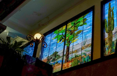  Tiffany mural, Gadsden Hotel, Douglas, Arizona, 2014