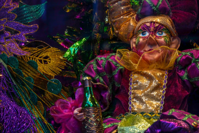 Mardi Gras display, New Orleans, Louisiana, 2014