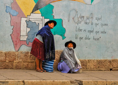 Bus Stop, Sucre, Bolivia, 2014