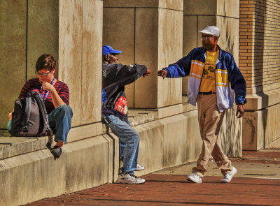 Fist Bump, Main Library, Jacksonville, Florida, 2014
