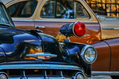 Vintage police cars, Savannah, Georgia, 2014