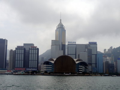 Convention Center with the Central Plaza in the Background
