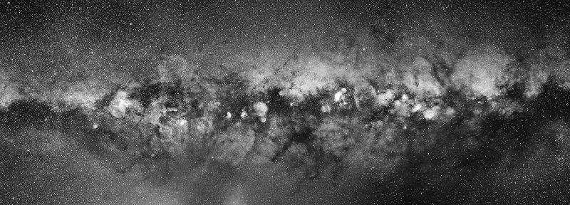 The Milky Way in Hydrogen Alpha 340 minutes
