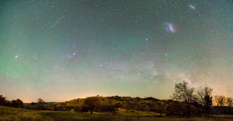 The Colours of the Orion Nightsky