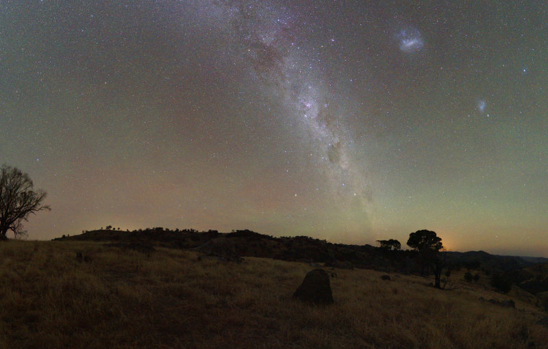 Milky Way Orion Arm Panorama 8 images