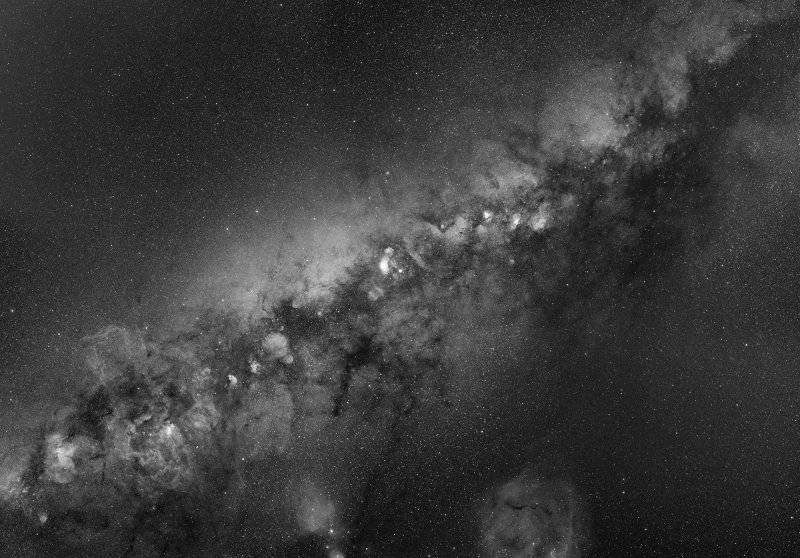 Milky Way Panorama Ha 6 panel mosaic 