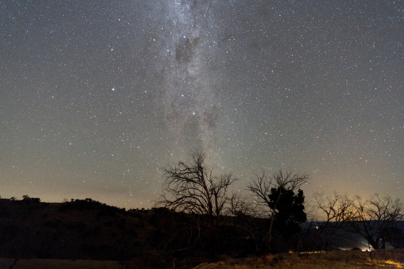 A rising Southern Milky Way 