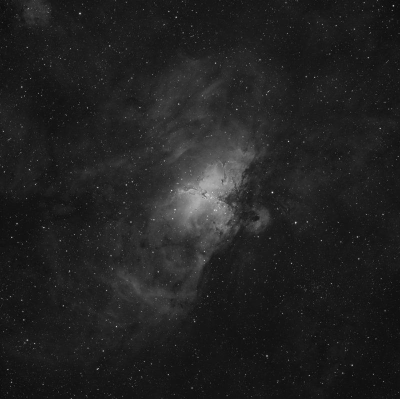 The Eagle Nebula in Hydrogen Alpha light