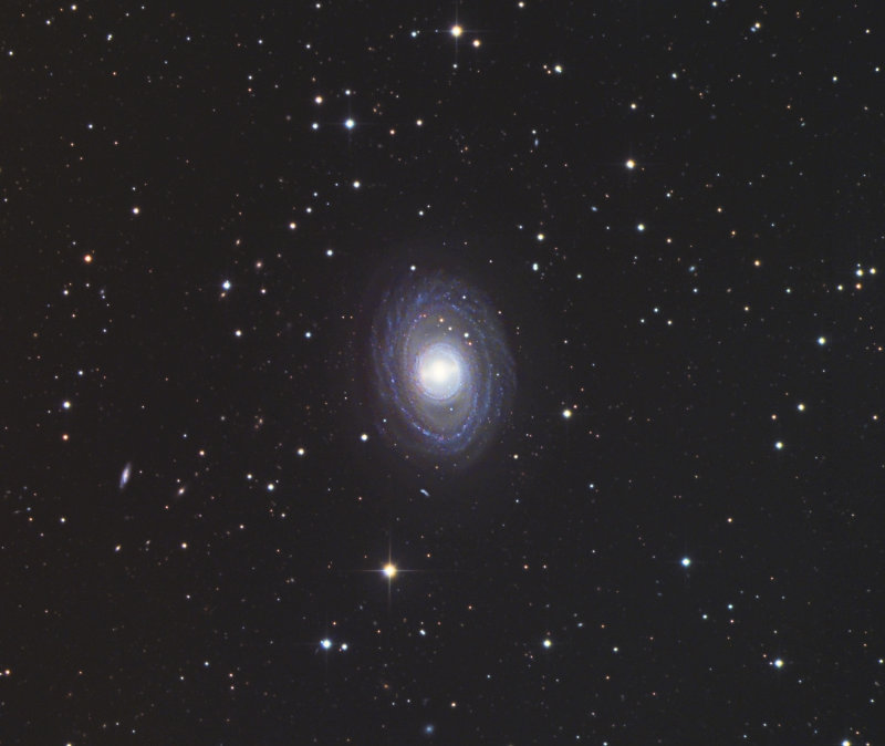 NGC1398 Southern Spiral Galaxy Crop view