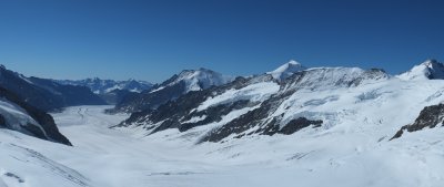 Switzerland Jungfraujoch Glacier view 11,782 feet