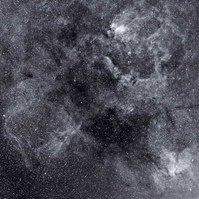 Milky Way NGC6188 area in  Ha 