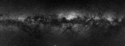 The Milky Way in infrared 3 panel mosaic