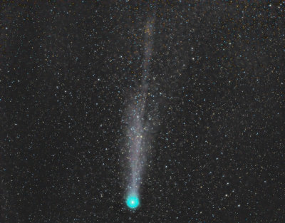 Comet Lovejoy and Pleiades 16 Jan 15