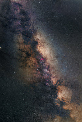 The Milky Way a 6 panel Panorama 