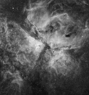 Eta Carina Nebula in Hydrogen Alpha