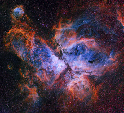 Eta Carina in narrowband 