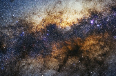 Milky Way Pipe Stem Nebula 