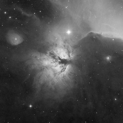 The Flame Nebula in Hydrogen Alpha