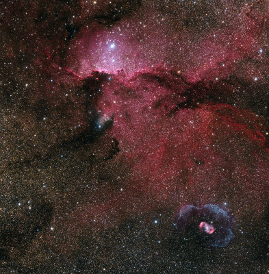 NGC6188 Nebula in Ara Highly Commended 2016 Malin Awards