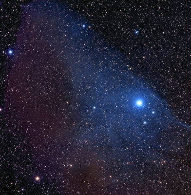 IC4592 The Blue Horsehead Reflection Nebula 
