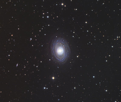 NGC1398 Southern Spiral Galaxy Crop view